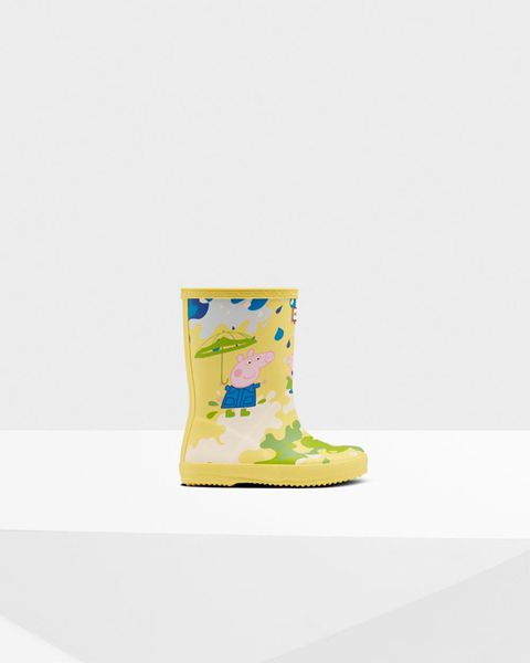 Hunter First Peppa Pig Muddy Puddles Gumene Cizme Djecje - Zute | JN47-9T3